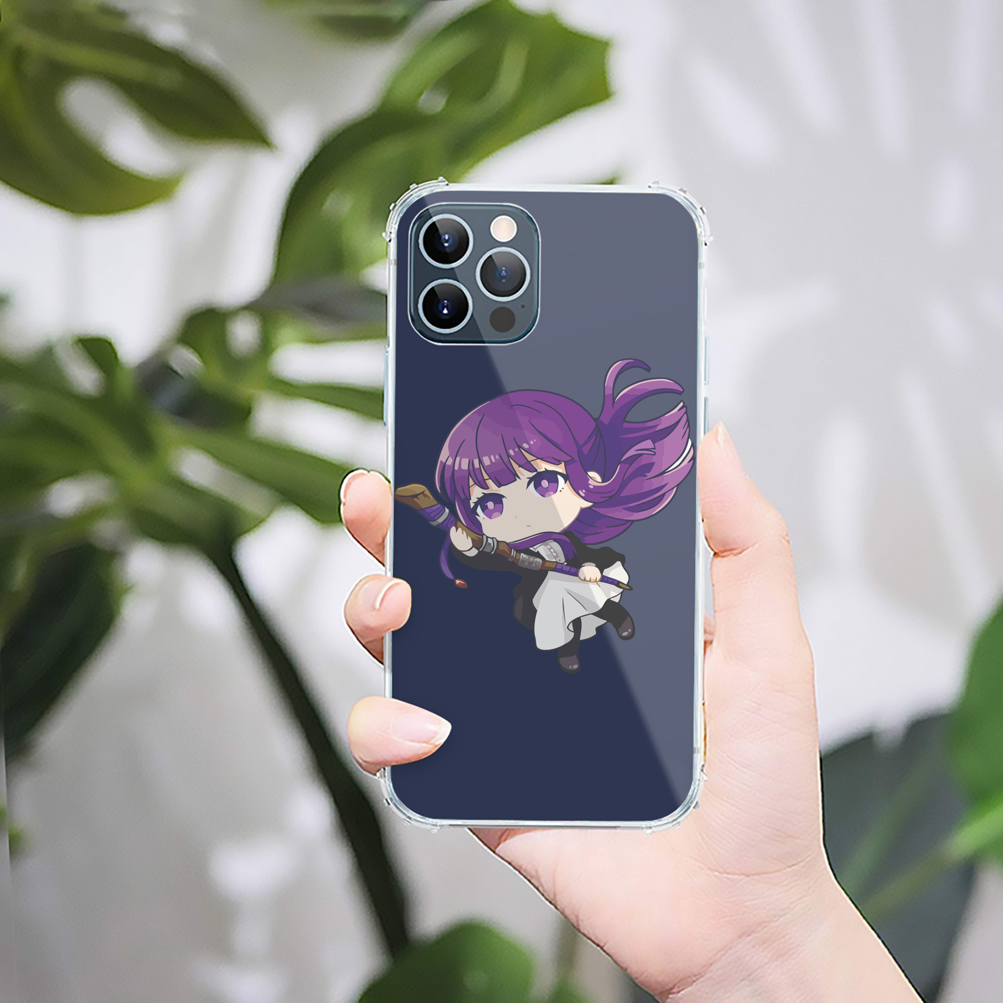 （画像用） 葬送のフリーレン Frieren 【iPhone 12シリーズ対応】透明スマホケース（クリアソフトケース）